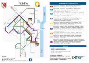 Przebieg linii autobusowych