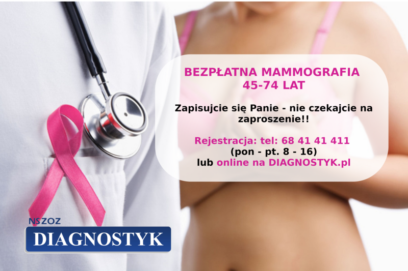 bezpłatna mammografia