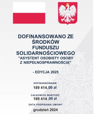 Asystent osobisty osoby z niepełnosprawnością – edycja 2025